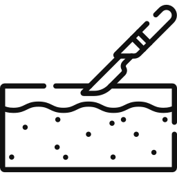 Non-melanoma skin cancer treatment icon.