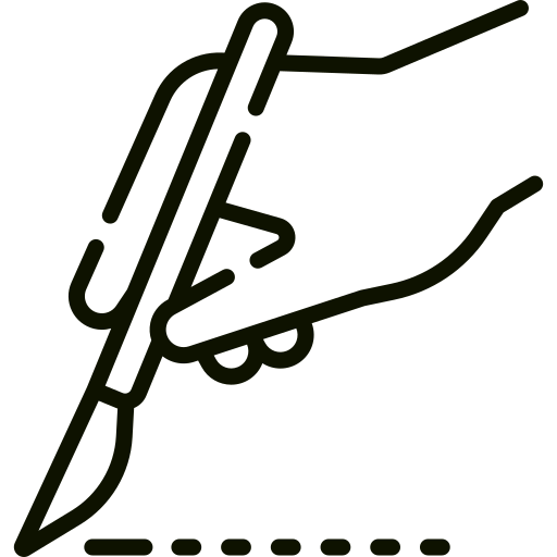 Scalpel illustration.